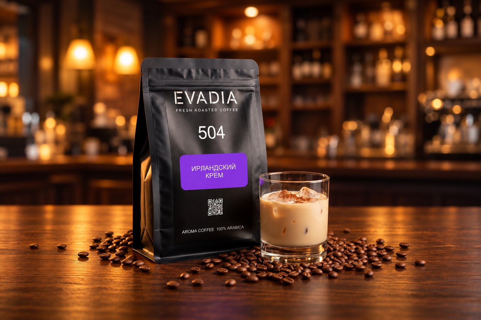 Кофе EVADIA Ирландский крем и сливочный напиток
