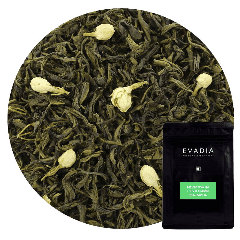 Чай зеленый китайский Моли Хуа Ча с бутонами жасмина 9212