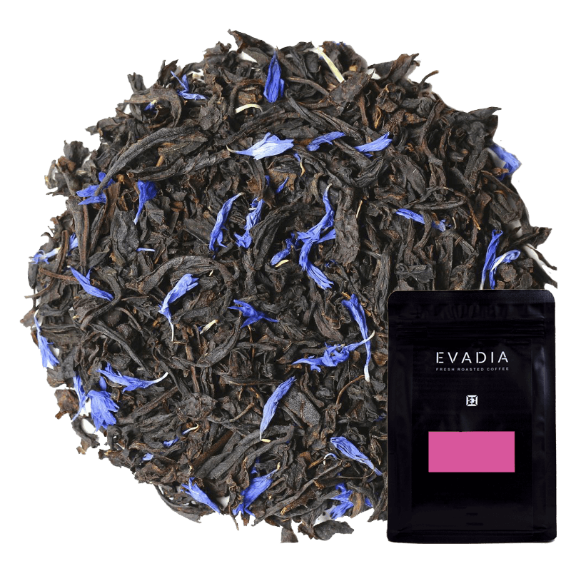 Чай ароматизированный черный Эрл Грей Голубой Цветок 9131