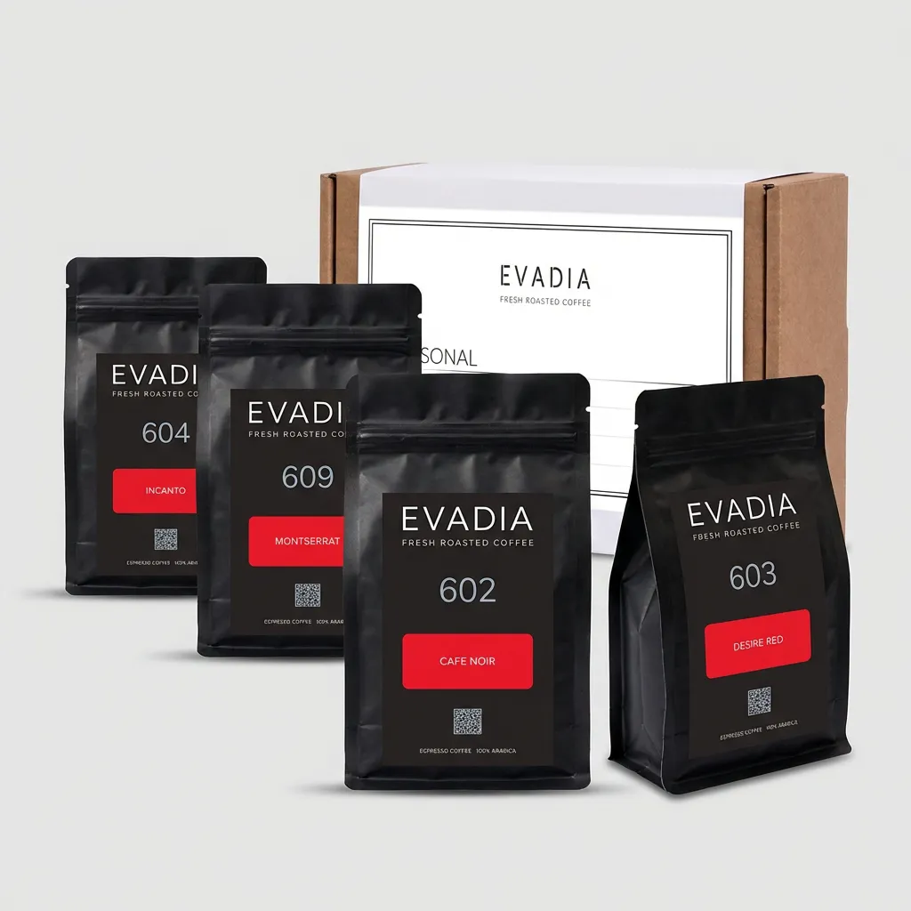 Набор "Яркий эспрессо" 4-е вида кофе по 250 гр.