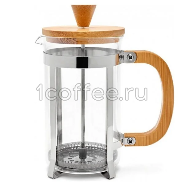 Кофейник френч-пресс Walmer Bamboo, 0.6л